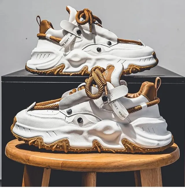 Best Training Running Shoes Dvogue footwear RIP TAN best casual party wear shoes for men chunky-dunky look