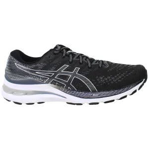 Asics Gel-Kayano 28 Womens Black/White Running Shoes Best Asics Shoes For Treadmill