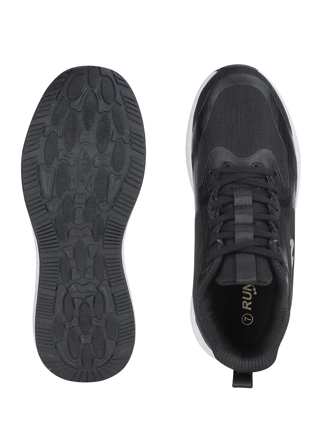 Good Running Shoes Reddit SNUG Black Men's Sports Shoes