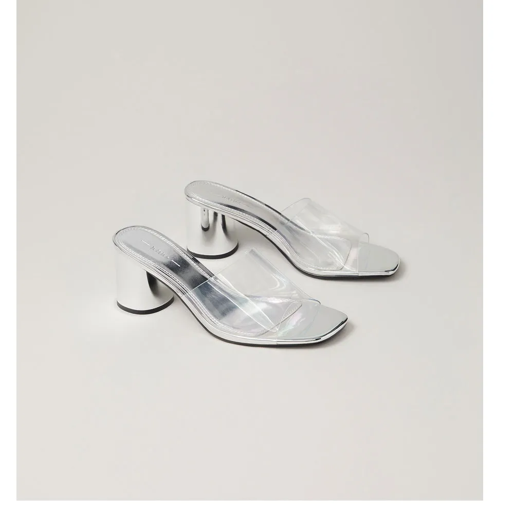 Sandals Over The Water Bungalow Lefties- Metallic Heel Sandal