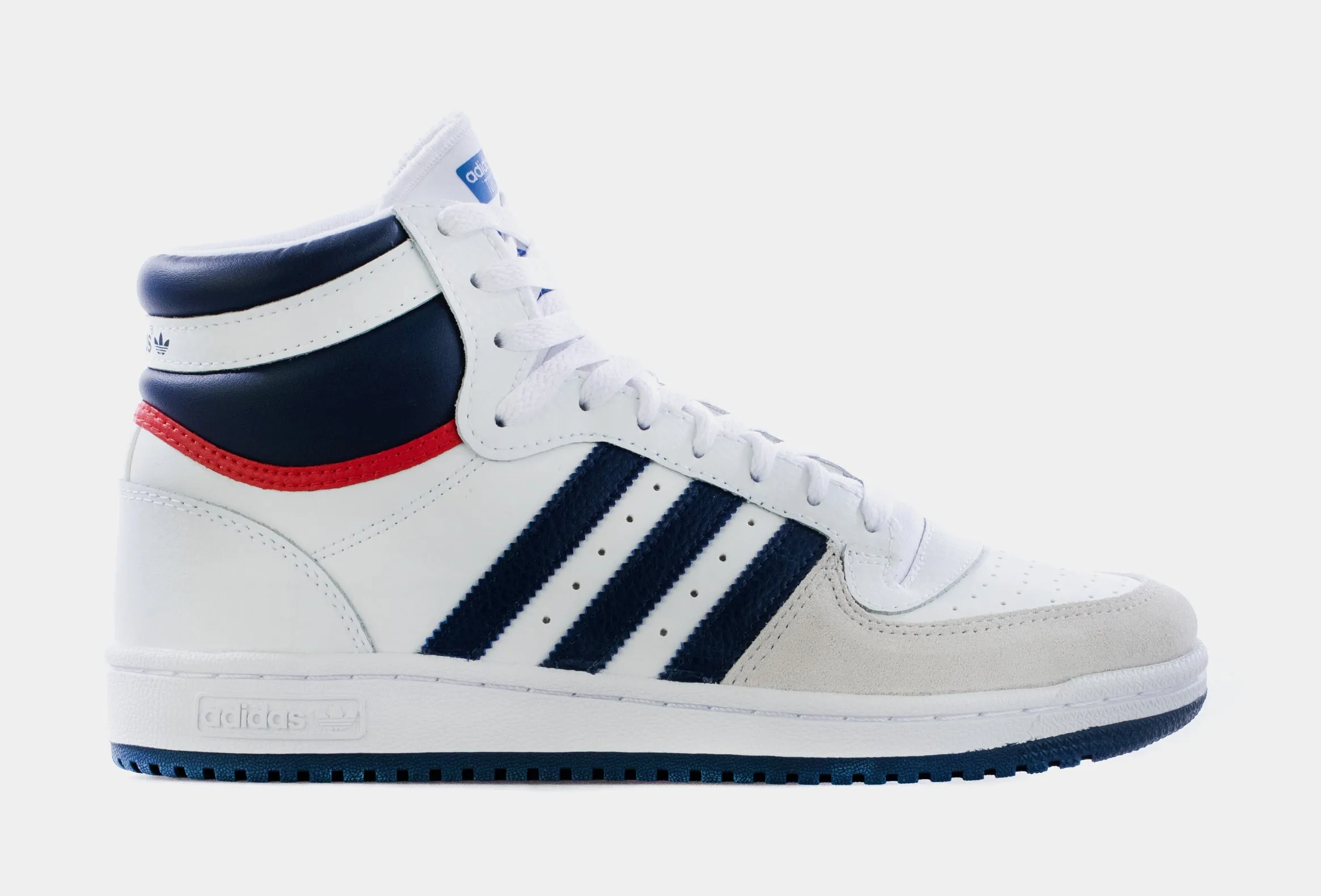 Top Ten Mens Basketball Shoes (White/Navy Blue) Pharrell Williams Adidas Shoes