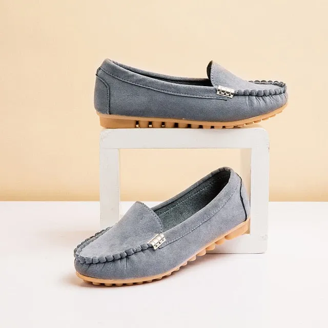 Real Alligator Loafers Women Flats- Loafers- Candy Color Slip on Comfortable shoes