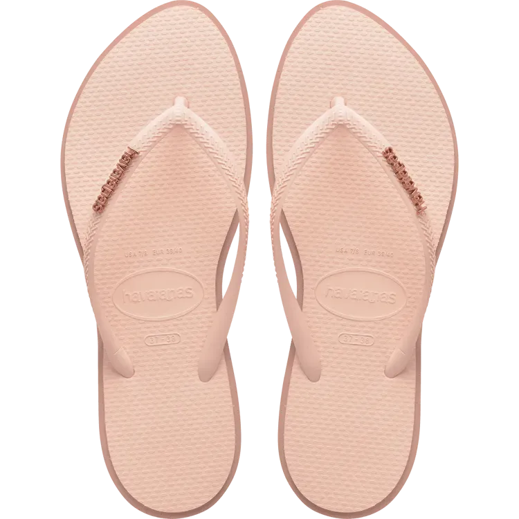 Toes Hanging Over Flip Flops HAVAIANAS Slim Point Sandals - More Colors Available