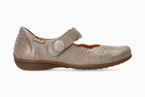 Wide Width Slip On Sandals Fabienne - Dark Taupe