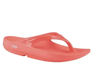 OOFOS FLIP FLOPS  OOLALA IN ORANGE Total Arch Support Flip Flops