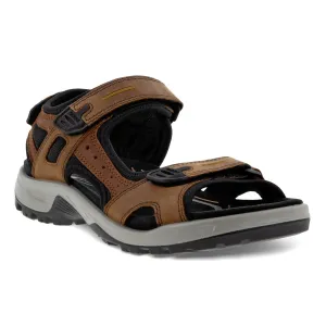 Comfortable Strappy Sandals ECCO YUCATAN MEN BROWN - 06956456401 MEN'S