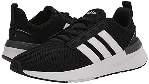 Youth Adidas Wrestling Shoes adidas Men's Racer TR21 Trail Running Shoe, Black/White/Core Black, 11