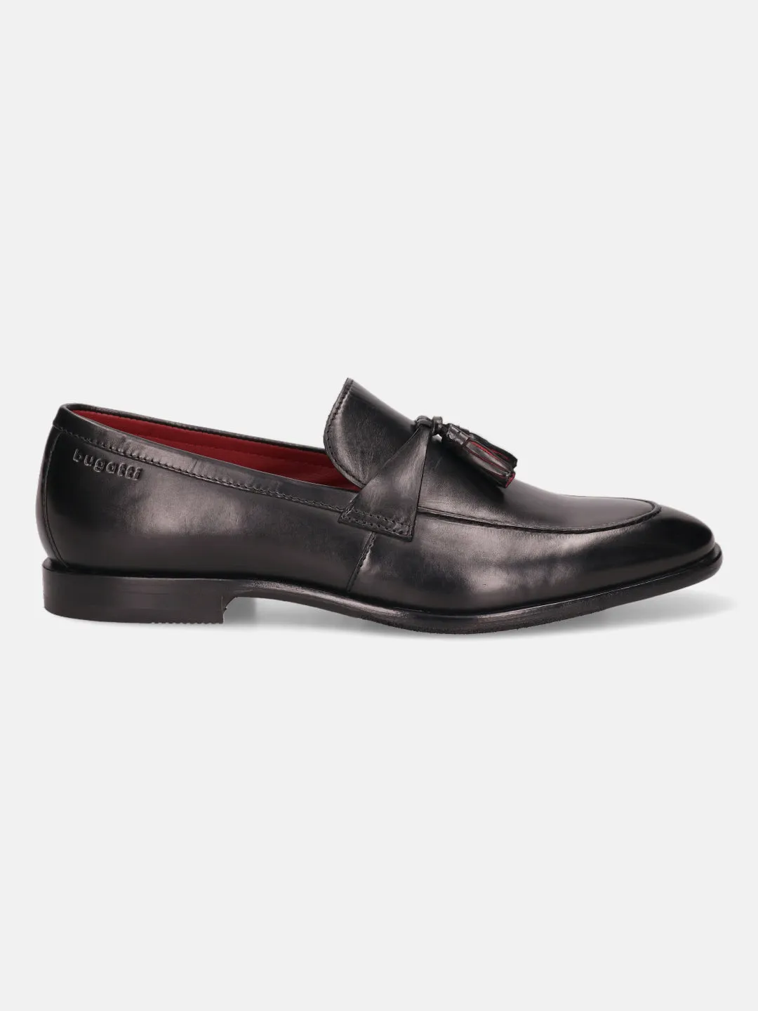 Loafers Flats bugatti Black Premium Leather Loafers