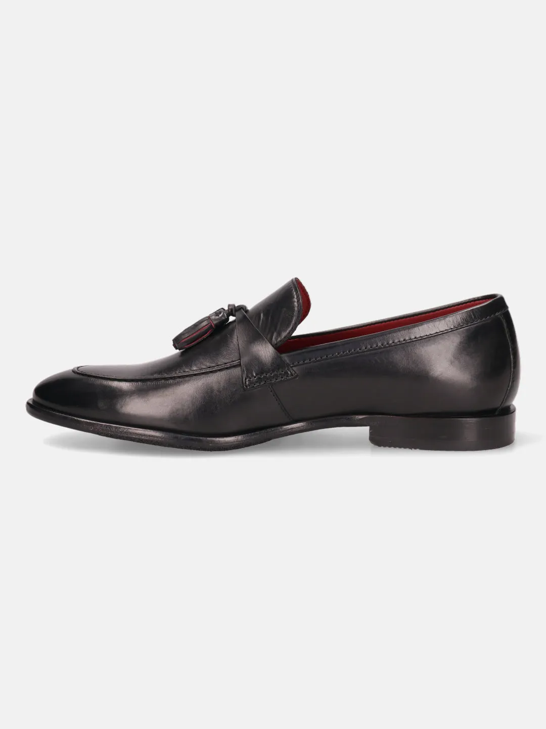 bugatti Black Premium Leather Loafers Michael Kors Loafers