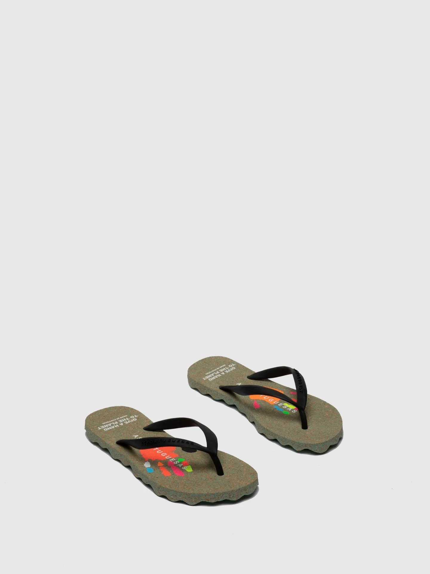 Beach Flip-Flops HAND Black Kristin Cavallari Flip Flops