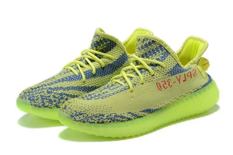Miles Morales Adidas Shoes Adidas YEEZY BOOST 350 V2 'Semi Frozen Yellow' Shoes Men Women Sneaker !!! CYBER MONDAY SALE !!!