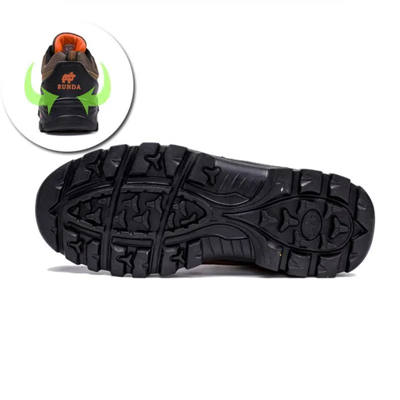 Men's Casual Flat Heel Hiking Shoes Running Shoe Comparison