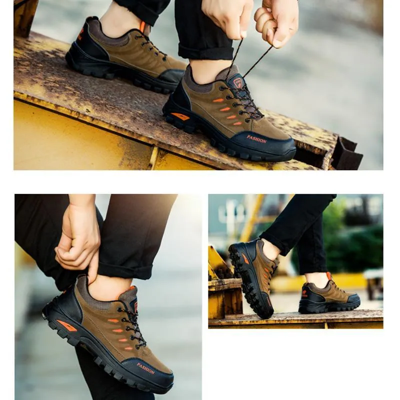 Sports Running Shoes Men's Casual Flat Heel Hiking Shoes