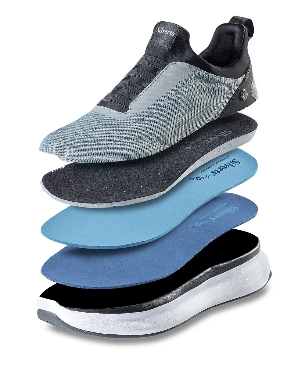 Men's Extra Wide Comfortable Slip On Sneakers Without Laces Fuzzy House Slippers