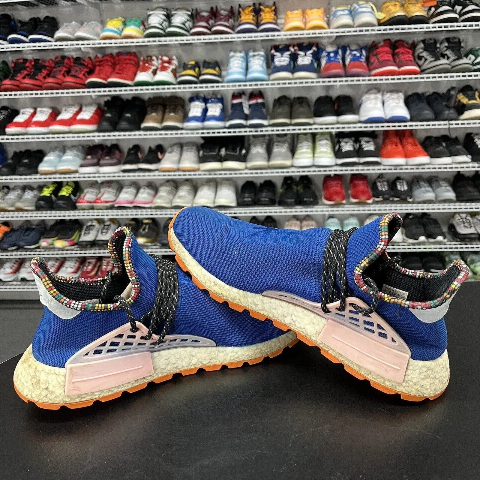 Adidas Swift Run Shoes Adidas NMD Hu Pharrell Inspiration Pack Powder Blue EE7579 Men Size 11 No Insole