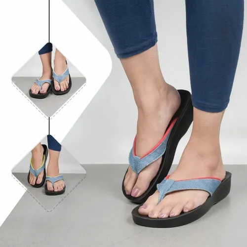 Aerosoft Serge Comfortable Women Thong Sandals Bow Tie Jelly Flip Flops