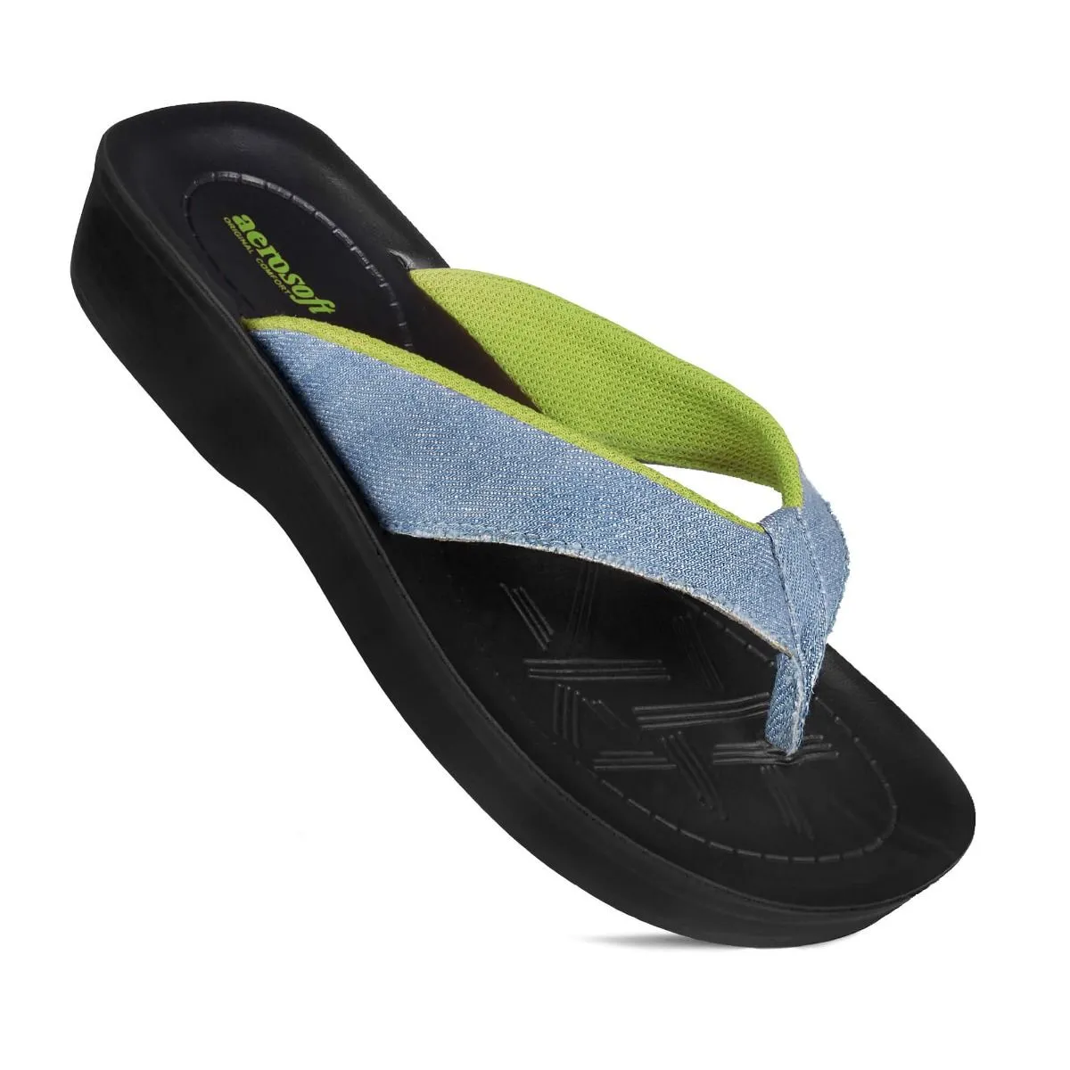 One Toe Flip Flops Aerosoft Serge Comfortable Women Thong Sandals