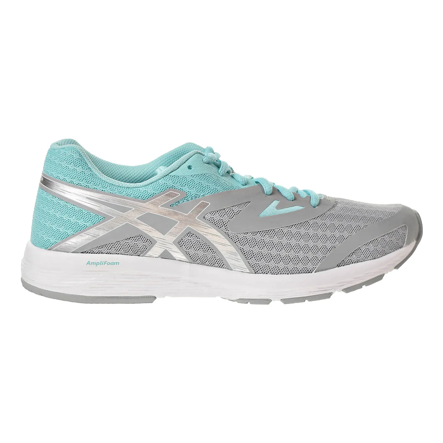 Asics Ard Racing Shoes Asics Amplica Women's Runing Shoes Mid Grey/Silver/Aruba Blue
