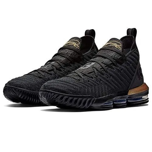Asics Shoe Size Vs Nike Nike Mens Lebron 16 Basketball Shoes (Black/Metallic Gold, 11 D(M) US)