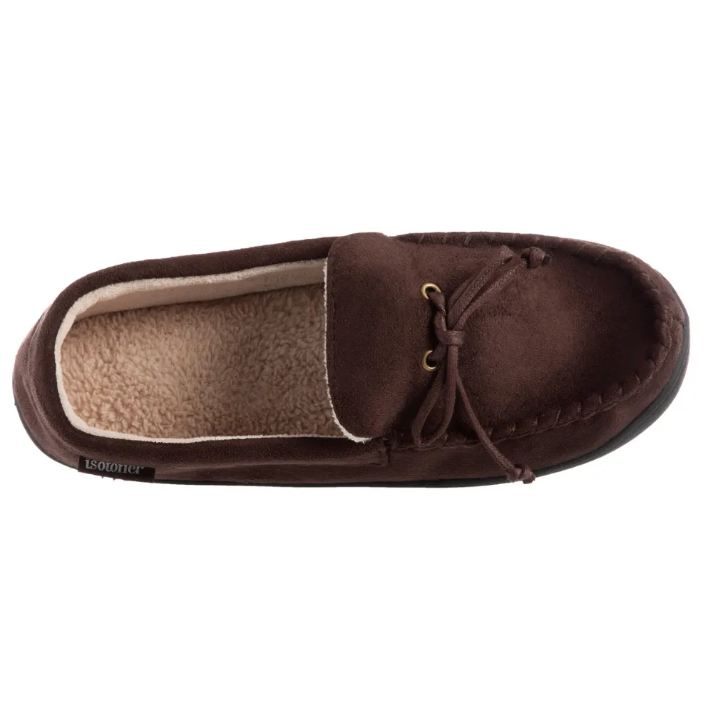 Men's Microsuede Whipstitch Moccasins Slippers Pattern