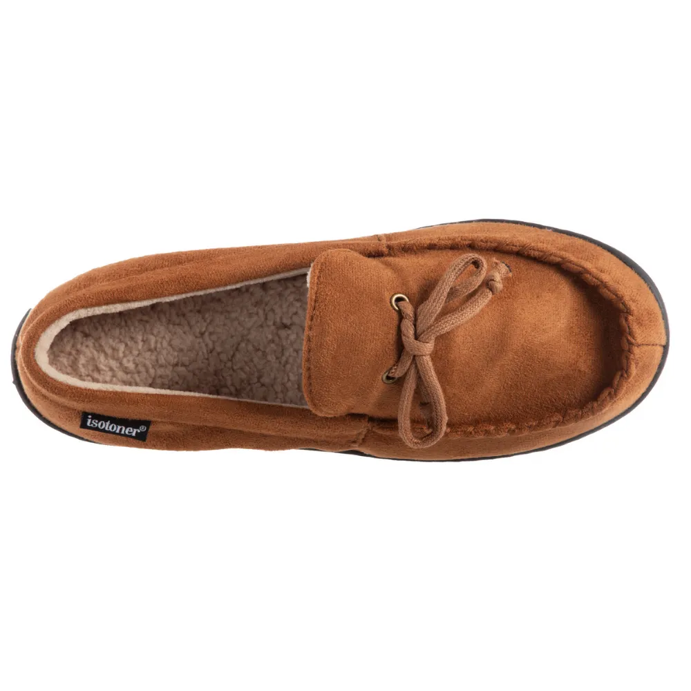 Ground Up Slippers Men's Microsuede Whipstitch Moccasins