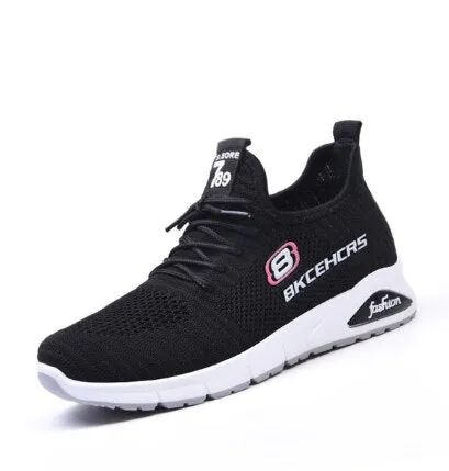 Women Sneakers 2020 Ladies Sports Shoes Ladies Trainers Platform Woman Baskets Femme Dames Black Mujer Tenis Feminino Back To School Sneakers