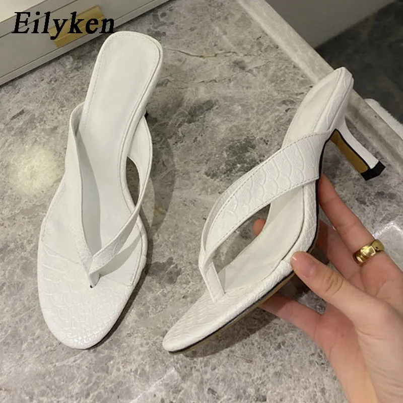 Redess Slippers EILYKEN Brand New Thin High Heels Slides for Stylish Outdoor Wear