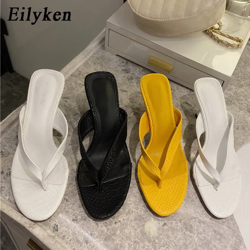 Ted Slides EILYKEN Brand New Thin High Heels Slides for Stylish Outdoor Wear