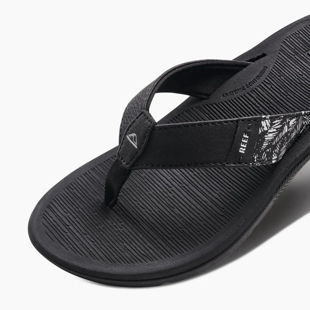 Best Flip Flops For Sweaty Feet Reef - Women's Santa Ana Black/White