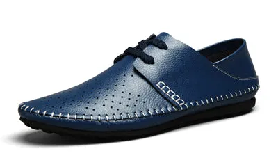 Men Loafers Genuine Leather Shoes Penny Loafers Business Casual