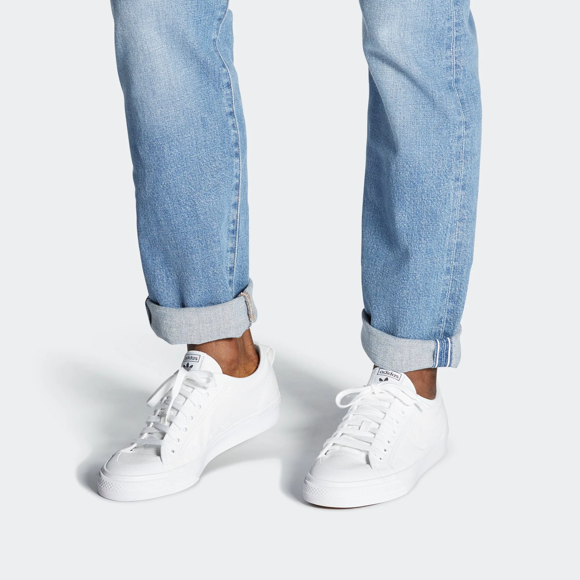 Suicide Squad Shoes Adidas Men's adidas Originals Nizza Trefoil Shoes White