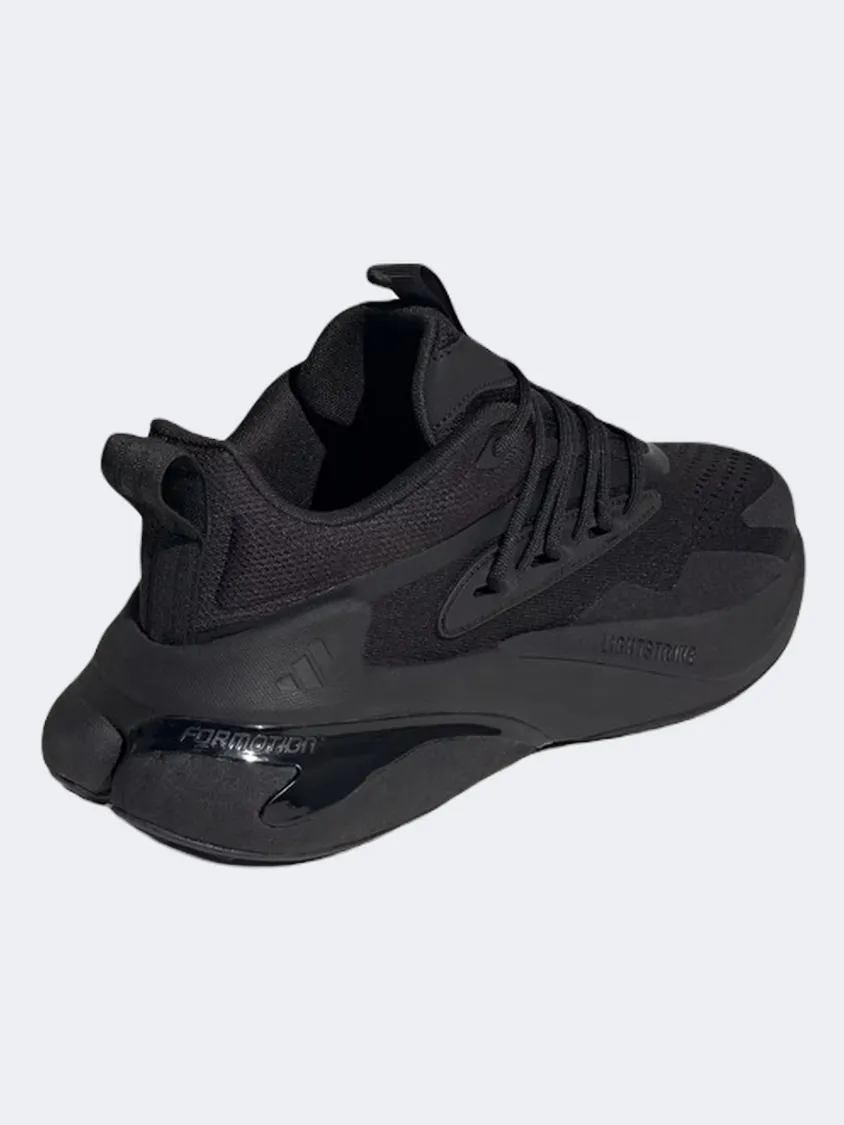 Adidas Alphaboost V2 Men Sportswear Shoes Black/Carbon Adidas Brand 3 Stripes Shoes