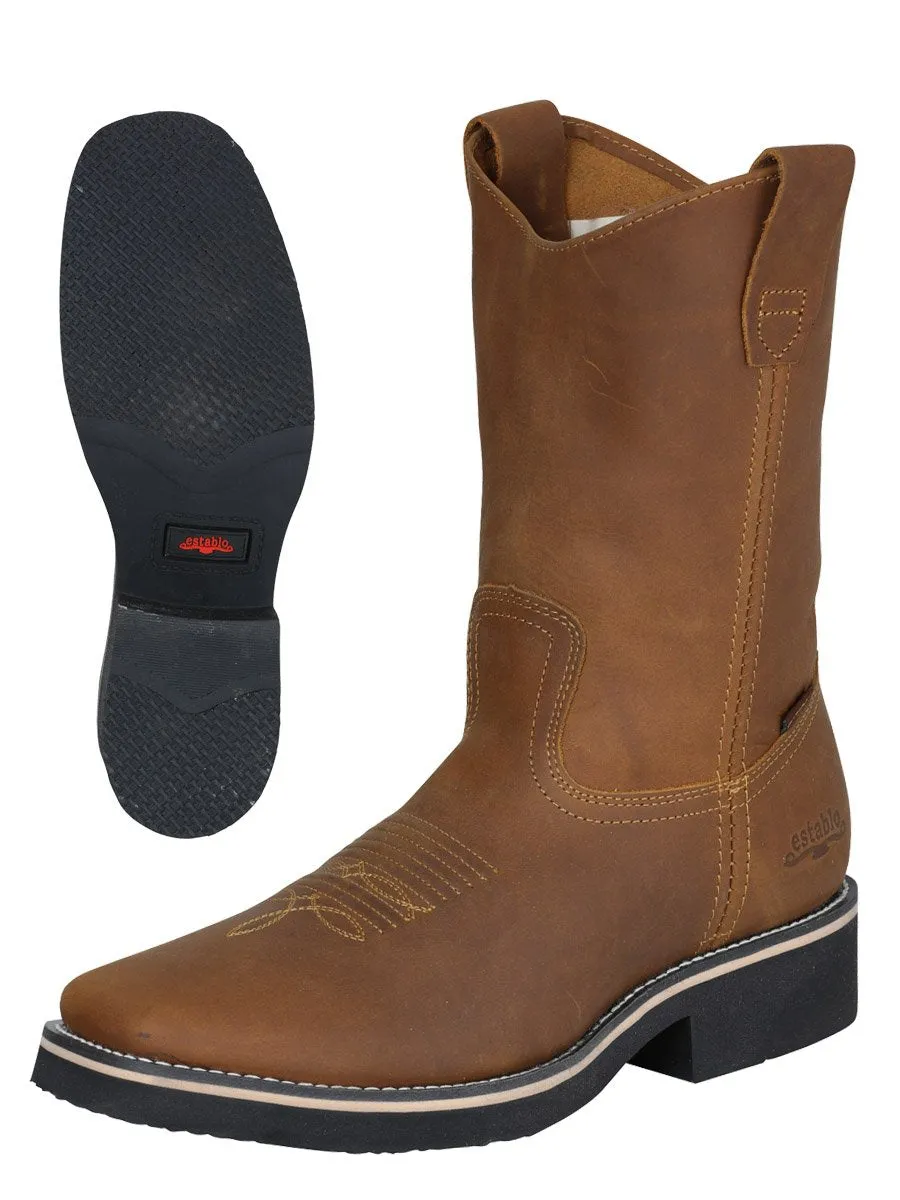 Work Boots Good For Plantar Fasciitis ESTABLO Men's Work Boot 41549