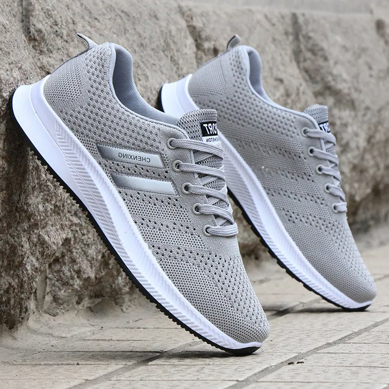 Breathable Mesh Shoes Casual Sports Shoes Deodorant Tide Shoes Non-Slip Running Shoes Work Shoes Men Most Comfortable Work Boots Steel Toe