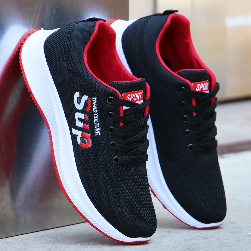 Steel Toe Work Boots Breathable Mesh Shoes Casual Sports Shoes Deodorant Tide Shoes Non-Slip Running Shoes Work Shoes Men