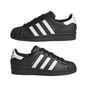 Big Kids' Adidas Superstar J "Core Black Cloud White" Adidas Mundial Goal Indoor Soccer Shoes