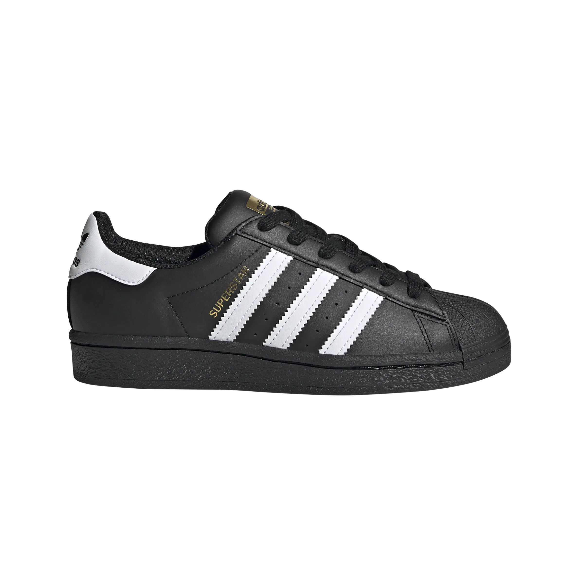 Court Adidas Shoes Big Kids' Adidas Superstar J "Core Black Cloud White"