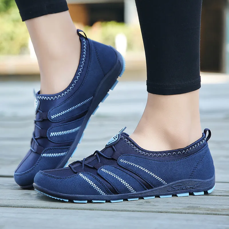 2023 Women Shoes Air Mesh Breathable Sneakers Women Casual Shoes Fashion Ladies Shoes Slip-On Outdoo Loafers With A Skirt