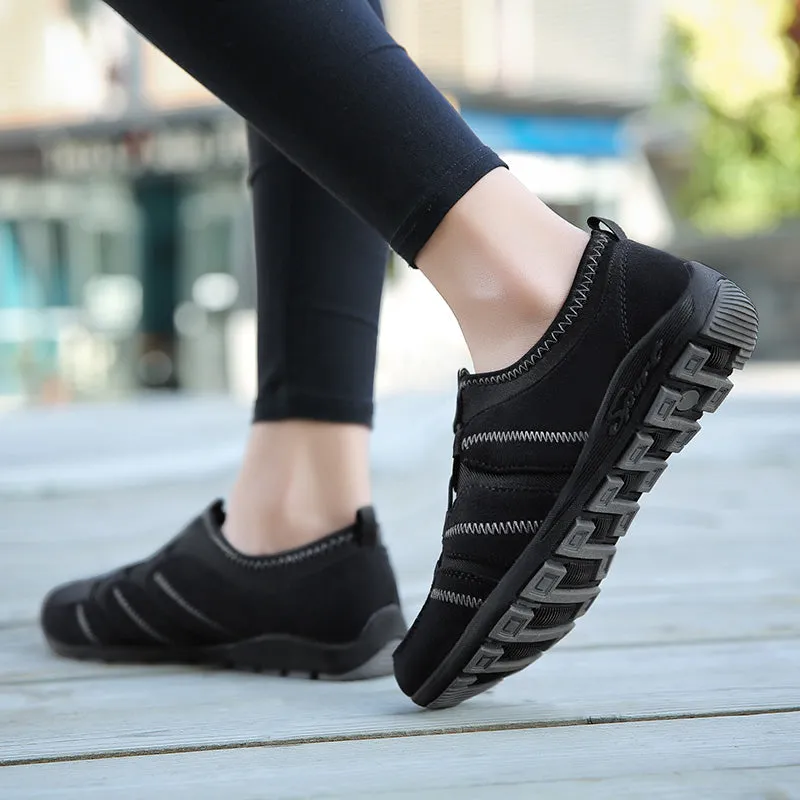 Alligator Loafers 2023 Women Shoes Air Mesh Breathable Sneakers Women Casual Shoes Fashion Ladies Shoes Slip-On Outdoo