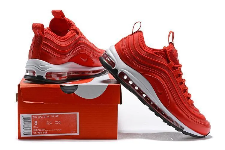 Buy Asics Shoes Online India Nike Air Max 97 Red White Shoes Sale Men Size US 7, 8, 8.5, 9, 10, 11