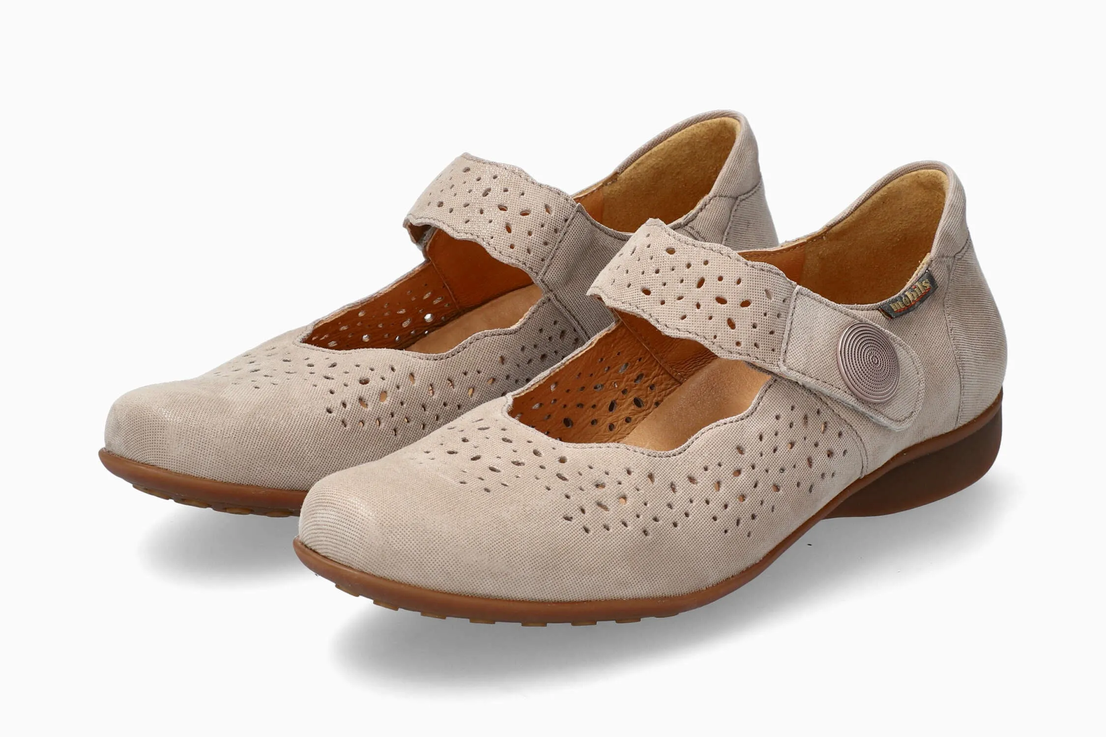 Work Shoes Slip On Fabienne - Light Taupe