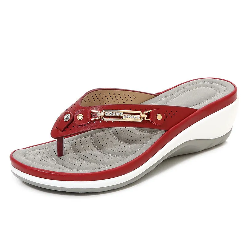 Women's Arch Support Soft Cushion Flip Flops Thong Sandals Slippers Sandals Michael Kors