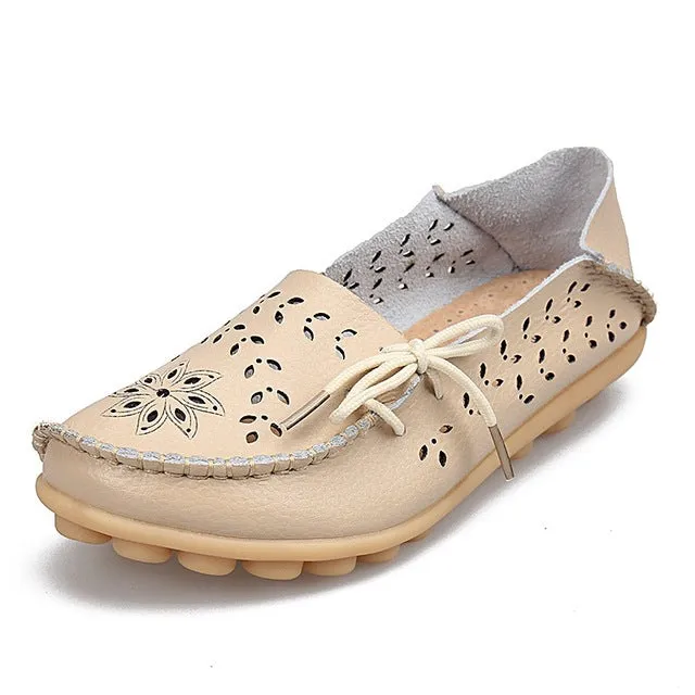 New Arrival Women Flats Shoes Women loafers Ladies Slip on Flats 9 color Genuine Leather Driving Shoes Women Shoes Kurt Geiger Loafers