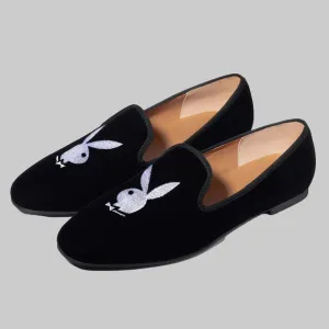 Men Rabbit Head Loafers Hugo Boss Shoes Loafers