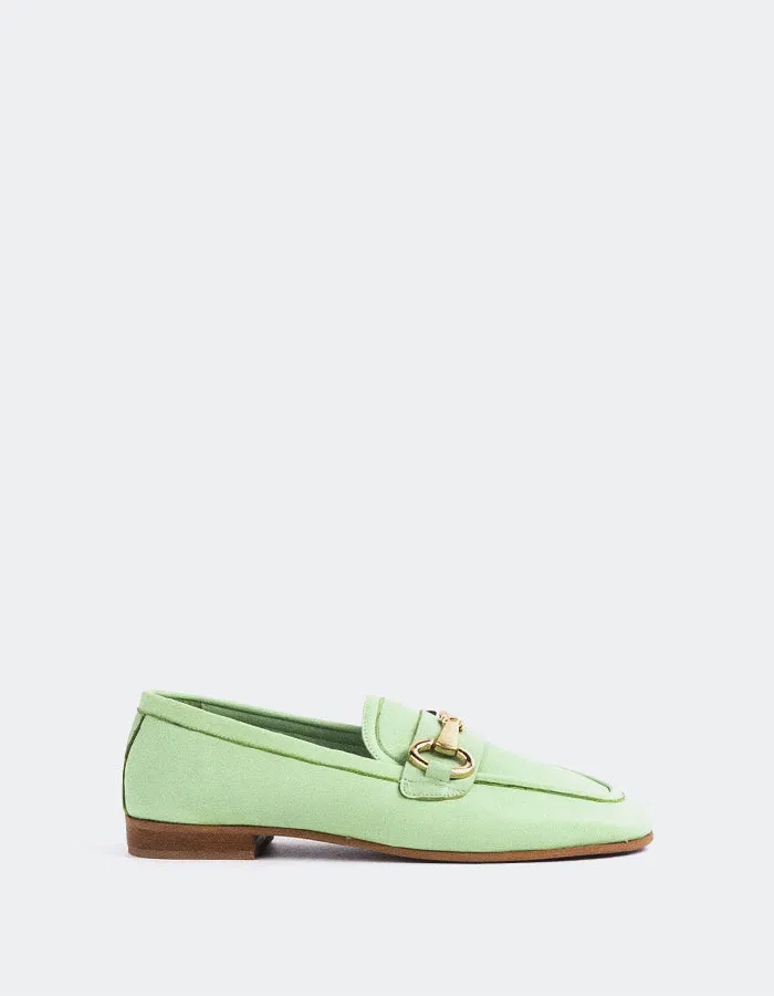 Emporio Armani Loafers Fayette Green Leather