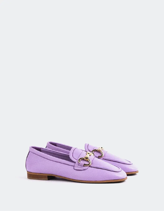 Tassel Loafers With Suit Fayette Lilac Leather