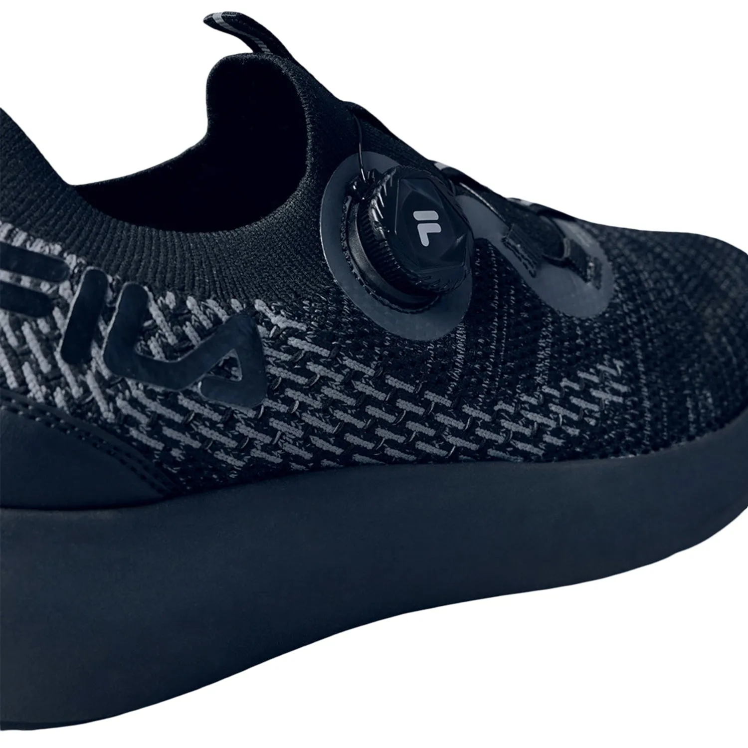 Slip On Western Boots Fila MEN BLACK EASE DAPRO Shoes