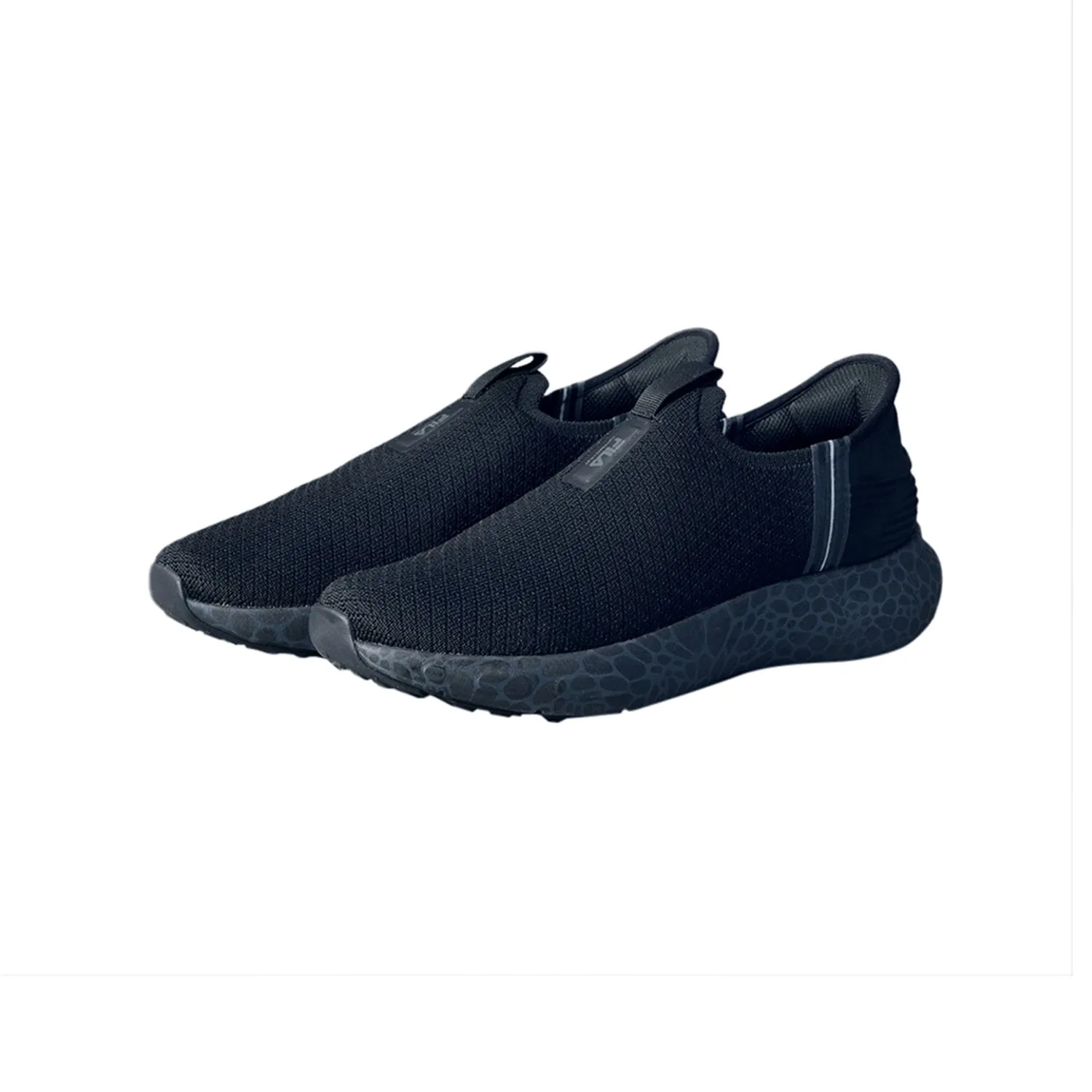 Orthopedic Slip-on Shoes Fila MEN BLACK EASE MARBLE Shoes