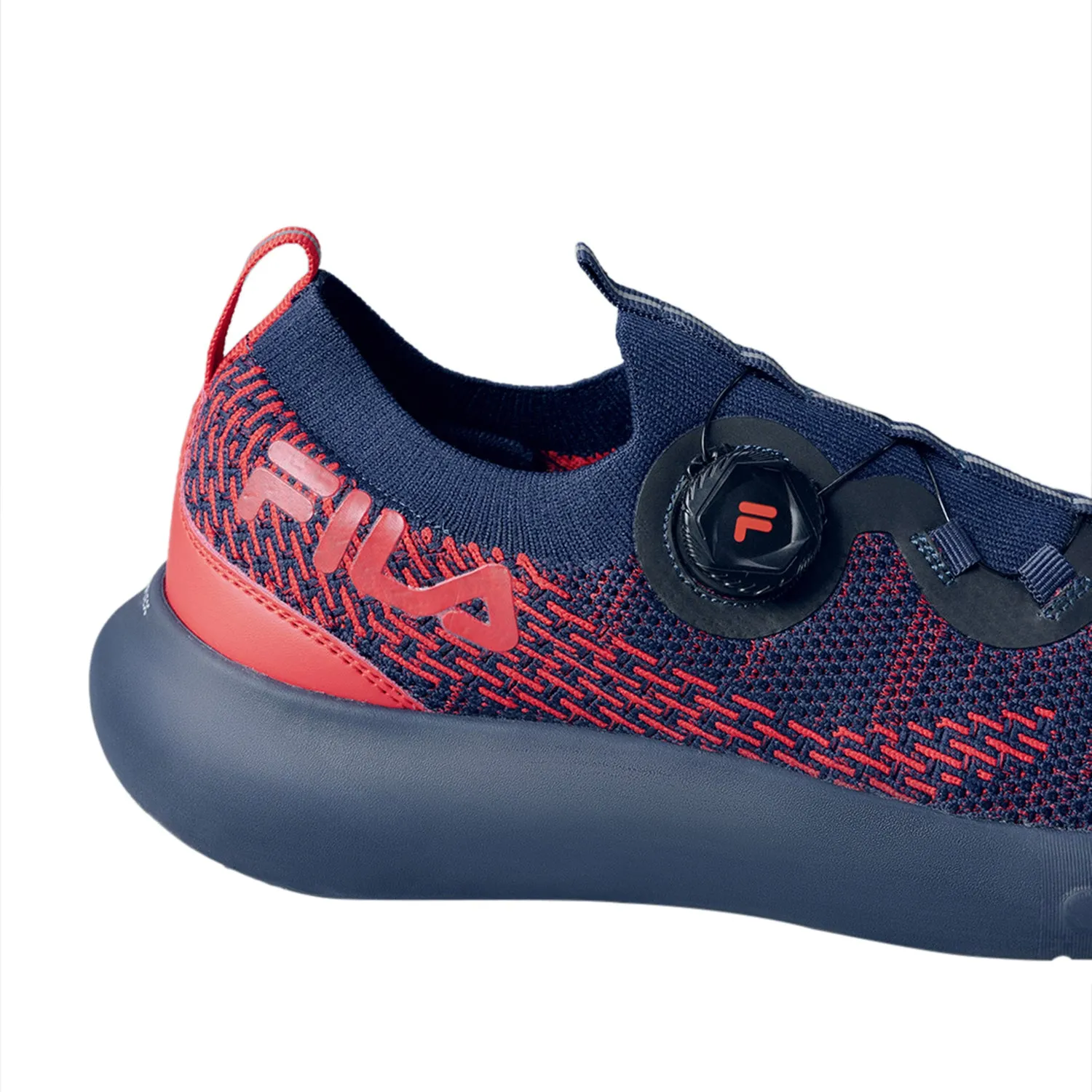 Fila MEN RED EASE DAPRO Shoes Leather Slip On Loafers