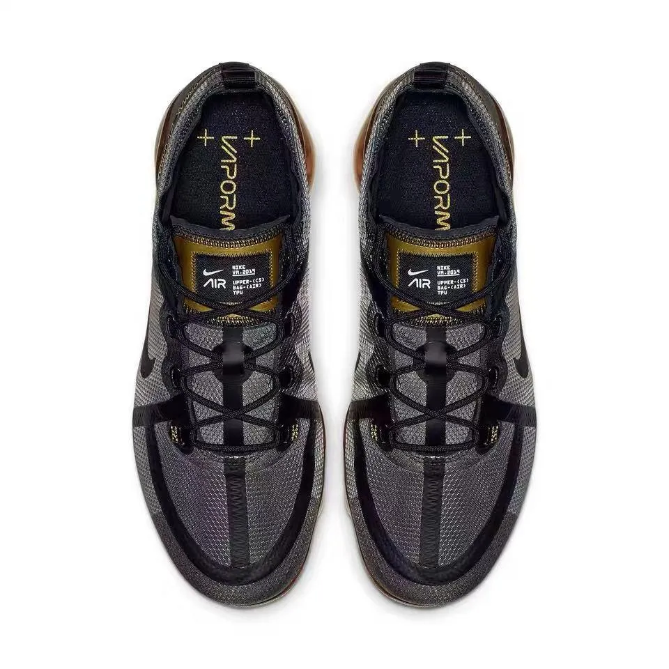 Asics Orthopedic Shoes Nike Air Vapormax 2019 'Black Gold' Shoes Sneakers Men Women Sale Size US 7, 8, 8.5, 9, 10, 11